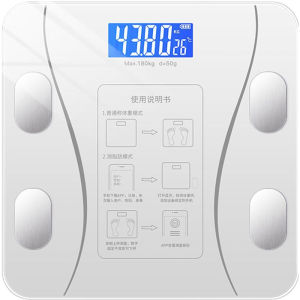 Digital Weighing Scale Human Body Fat Scale Analysis Electronic Smart USB Rechargeable Bathroom Health Monitor