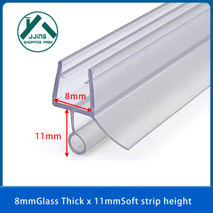 1Pcs Bath Shower Screen Door Seal Strip of 70cm Seal Gap Window Door Weatherstrip Window Glass Fixture Daily Tools