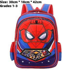 New Spiderman Kindergarten Schoolbag Male Female Baby Cute Cartoon Nylon Children Backpack