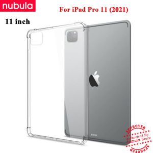NUBULA For Apple iPad Pro 12.9 Pro 11 (2021) 10.2 2020 Pro12.9 11 2018 iPad 9.7 (2018) 2017 Pro9.7 iPad Air (2019) Pro10.5 (2017) iPad 10.2 (2019) Casing Clear Bumper Shock Absorption Transparent Soft Air4 Air2 Air mini5 1 2 3 4 Protective Shell Case