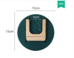 HKStorage Hair Dryer Folding Storage Rack Punch-free Bathroom Holder Rack Wall-mounted Hairdryer Rack Organizer Hair Blower Hanging