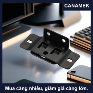 【CANAMEK】 4 cái Phụ Kiện Dụng cụ tự làm cải tạo nhà cố định dây buộc cố định 2 trong 1 chèn đồ nội thất bằng gỗ hình chữ L kết nối 90 độ