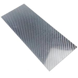 Professional Grade 100x250mm Carbon Fiber Panel Glossy Finish 3K Twill Weave For Machinery Helicopter Components