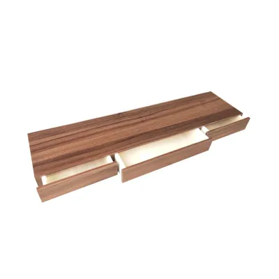 Rak Dinding Ambalan/Meja Minimalis/Meja Rias Kamar Tidur 3 Pintu Laci Tempel Dinding 80x20cm