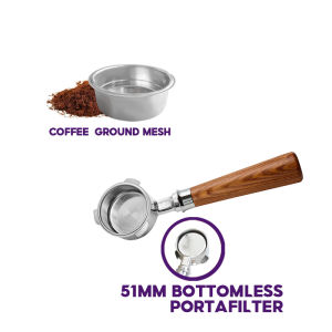 🎁 LAHOME Capsule Portafilter Capsule Holder 51mm  for Nespresso Capsule and For LAHOME Espresso Machine