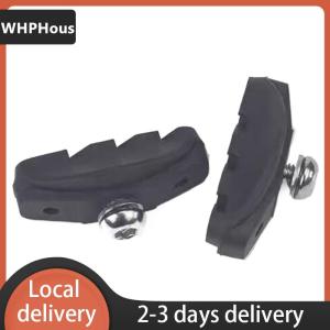 [COD] WHPHous Ship within 24 hours Road Bicycle Cycling Braking C-Brake Pads Blocks Holders Durable Rubber Shoes 50mm Caliper Pads