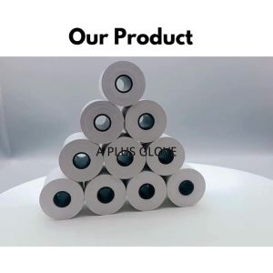 80mm x 40mm (100Rolls) Thermal Receipt Paper Rolls Kertas Resit Gulung Credit Card Cash POS Printer Paper Roll