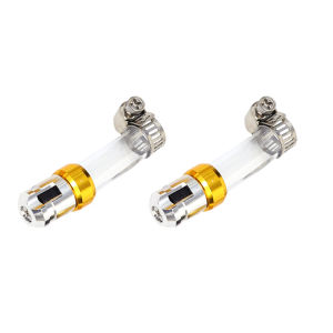 【WOKEN】5PCS Universal Colorful Motorcycle Air Filter Drain Pipe Durable Alloy with Valve Head Plug Motorcycle Scooter Modification Accessories