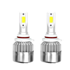 Roadsun C6 LED Light Car Headlamp 2Pcs 9005 HB3 H10 Auto Head Light 6000K White COB Light 10000LM 70W Car Fog Lamp 6000K White