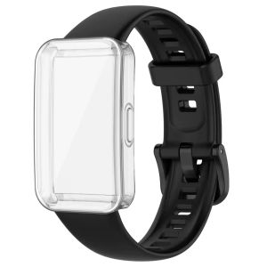2 in 1 Set TPU Case+Sport Silicone Strap For Huawei Band 10 9 8 Smart Watch Cover Band