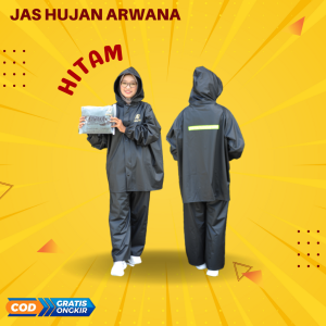 Jas Hujan Premium Pria Wanita Dewasa Mantel ARWANA Raincoat Celana Baju Setelan Anti Rembes Kuat Keren Kekinian