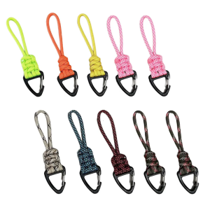 10pack Creative Weave Lanyard Keychains Handmade Paracord Wrist Lanyards for Camping Hiking and Daily Tool Hanging