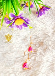 Anting Gantung Anak Angry Bird Imoet Lapis Emas 18K