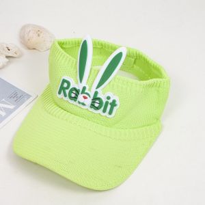 Topi Golf Rajut Anak Motif Rabbit Baseball Cap Sport Senam Zumba Jogging Pantai Visor Hat Aksesoris Fashion Gaya Korea Korea Thailand Premium Ori Original