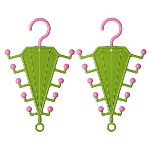 FUNG MALL 2Pcs Hình chữ V Móc treo quần áo 10 móc treo Móc xoay được Móc treo mũ bóng chày Bền bỉ Đa chức năng Giá đỡ đồ lót và tất Hộ gia đình