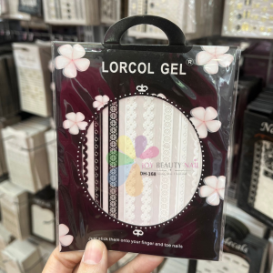 สติกเกอร์ติดเล็บ  ราคาถูกส่งจากไทย สติกเกอร์ติดเล็บ 3D รหัส DH พร้อมส่ง