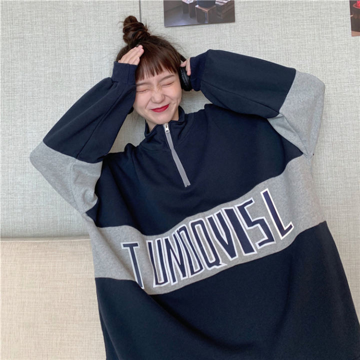 Oversize%20Sweater%20Polo%20Shirt%20Wanita%20Gaya%20Korea%20Warna%20Longgar%20yang%20Cocok%20dengan%20Warna%20Atasan%20Jaket%20Atasan%20Lengan%20Panjang%20-%20Image%205
