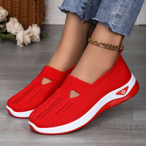 WomenS Large Size Casual Shoes Breathable Shoes Lightweight And Comfortable Mesh Shoes Soft Sole Shallow Single Shoes