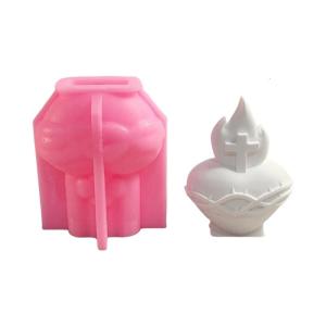 Trái tim khuôn silicon khuôn linh hoạt khuôn thủ công kết cấu Silicone cho kiểu dáng nhà thẩm mỹ độc đáo và hiện tại