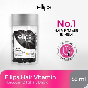 Ellips Hair Vitamin - Moroccan Shiny Black - 50 ml