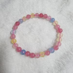 3157# 摩根石 Morganite (人缘 Relation)摩根石水晶手串 Morganite Bracelet 水晶手串 Crystal Bracelet