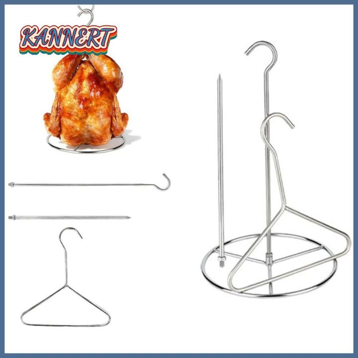 KANNERT Stainless Steel Turkey Fryer Rack Kit with Lifter Hook ...