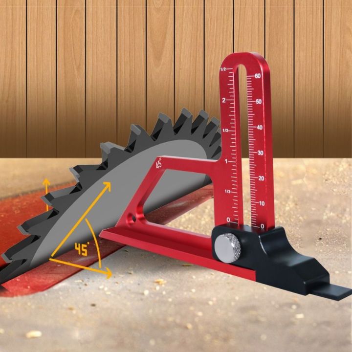 ORIGE HOUSE Inch Scale Adjustable Table Depth Gauge Aluminum Alloy 0 ...
