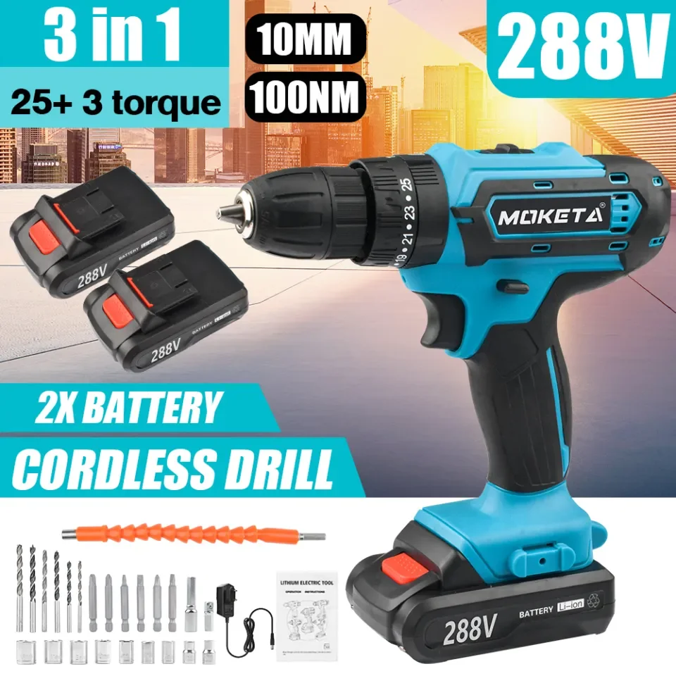 Cordless drill deals set sale