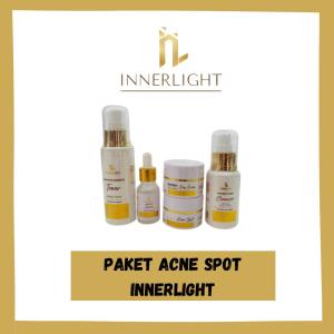 Paket acne treatmen innerlight skincare original untuk kulit oily acne prone dan jerawat