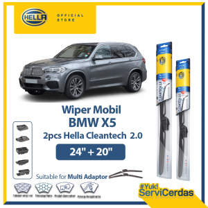 Wiper Mobil BMW X5 (24”+20”) - HELLA Cleantech 2.0