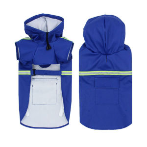 Dog raincoat with reflective strips Big dog cloak poncho Teddy waterproof raincoat Large dog Golden Retriever Labrador Medium dog windproof raincoat  raincoat Dog rain jacket Dog rain coat