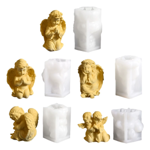 Recyclable Feathered Figure Sealant Form For Artistic Flame Soap Creations