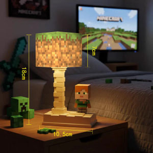 Minecraft Table Decoration Dest Lamp Party Gift Birthday Gift