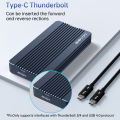 Acasis Thunderbolt 4 M.2 NVMe Enclosure w/ Active Cooling - 40Gbps, 8TB, JHL7440 Chip, macOS/Windows Plug & Play. 