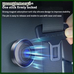 guangtemaoyi 1 2 cái kẹp giữ dây an toàn xe hơi nam châm kẹp cố định dây an toàn tự động kẹp cố định dây đai an toàn thông dụng