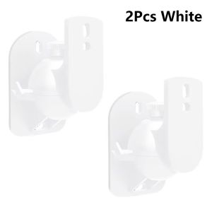 LIVELYN 2Pcs Adjustable Swivel Tilt Wall Mount Speaker Bracket Black Plastic Speaker Wall Mount Holder Durable Easy Installation Home Theater Speaker Stand For Home Theater and Home Cinema