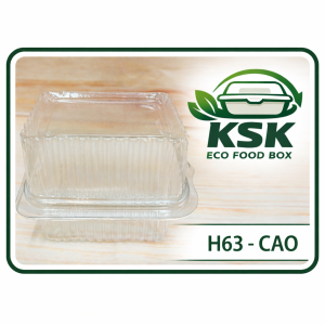 🔥 HỘP NHỰA ĐỰNG BÁNH H63 - CAO | KSK ECO FOOD BOX 🔥