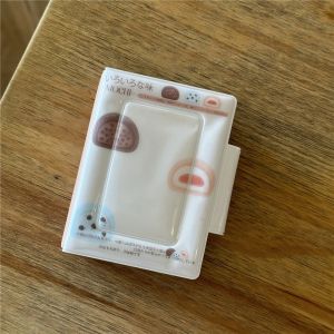 CHENJIE พีวีซีพีวีซี อัลบั้มการ์ด 3นิ้วค่ะ สไตล์ญี่ปุ่นแบบ แฟ้มโฟโต้การ์ด น่ารักน่ารักๆ มินิมินิ สมุดสะสมบัตรไอดอล ใช้ได้ทุกเพศ