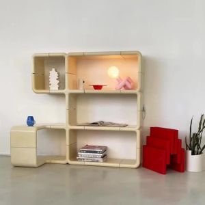 xpkQ Assemble Storage Holders Modern Simple Large Storage Holders Modularization Smooth ABS Plastic Racks Living Room Organization 8N6Y2
