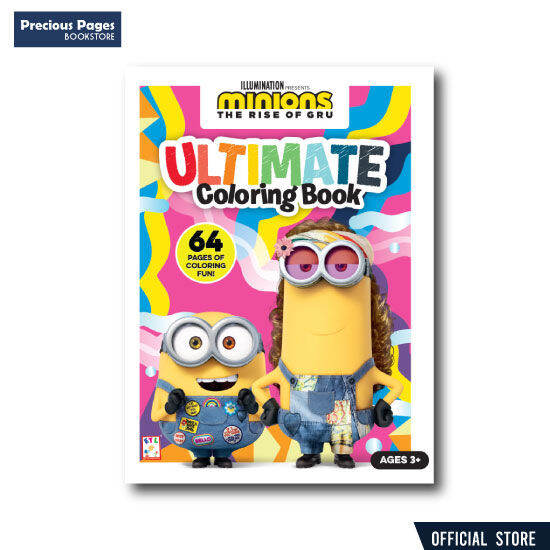 Illumination Presents Minions The Rise Of GRU - Ultimate Coloring Book ...