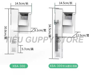 Lọc Thác Cao Cấp Sunsun XBA 200 XBA 300 XBA 500 có Tích Hợp Lọc Váng Chuyên Dụng Cho Bể Cá Hồ Thủy Sinh