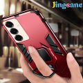 Jingsanc เคสกันกระแทกสำหรับ Samsung Galaxy S25 +/S25 Plus,เคสกันกระแทกพร้อมตัวยึด360รถหมุนดูดซับเคสแข็ง + A8-1ปกป้องกรอบซิลิโคนนิ่ม. 
