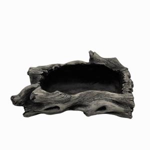 Artificial Driftwood Stumps Planter Vintage Cactus Container Creative Imitation Sculpture Resin Succulents Flower Pots