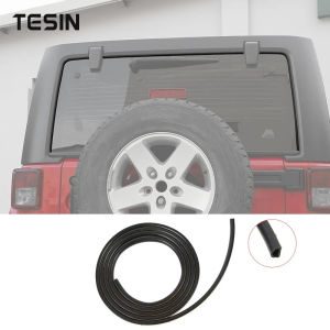 HH8 TESIN Car Front Rear Door Waterproof Dustproof Rubber Seal Strip fit for Jeep Wrangler JL/Gladiator JT 2024 2025 Up Accessories Q7Z1P