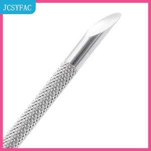 JCSYFAC 1 PC đôi-đã kết thúc bằng thép không gỉ lớp biểu bì Pusher Nail cắt sửa móng tay Remover Sticks công cụ cho Nail Art