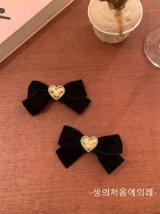 P-158 // JEPITAN PITA RAMBUT SET 2 PCS LOVE GOLD KOREA/JEPITAN PITA RAMBUT ANAK PEREMPUAN KOREA/PITA RAMBUT ANAK KOREA PREMIUM