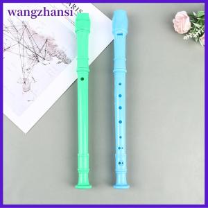 wangzhansi ขลุ่ยพลาสติก8รูสำหรับเป็นของขวัญเครื่องดนตรีเป่าลมไม้สีสันสดใส