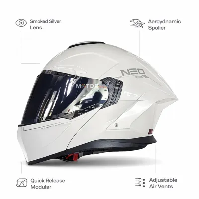 Spyder Neo Icon Modular - Dual Visor Lightweight Commuter Helmet (S - XXL)
