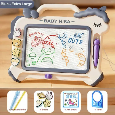 NIKO Large Unicorn Magnetic Drawing Board Erasable Magnet Sketchpad Painting Board Early Education Learning Toys for Kids Boys Girls Gifts