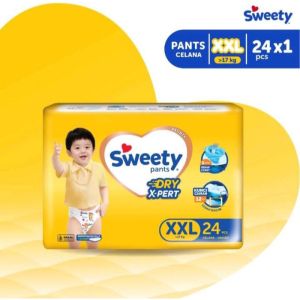 Popok bayi sweety bronze day active pants ukuran XXL24 promo harga distributor